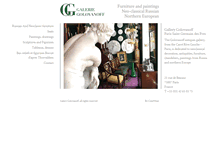 Tablet Screenshot of galerie-golovanoff.com